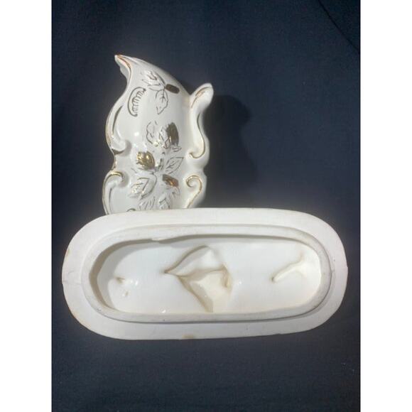 Vintage Porcelain Dish with Victorian Boy On Lid by Tilso - Picture 7 of 12